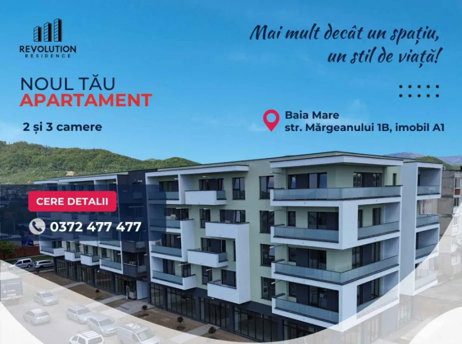 Apartamente 2 si 3 camere Margeanului 1B A1 Baia Mare