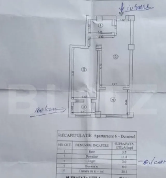 Apartament 2 camere 45 50 mp zona Valea Lupului