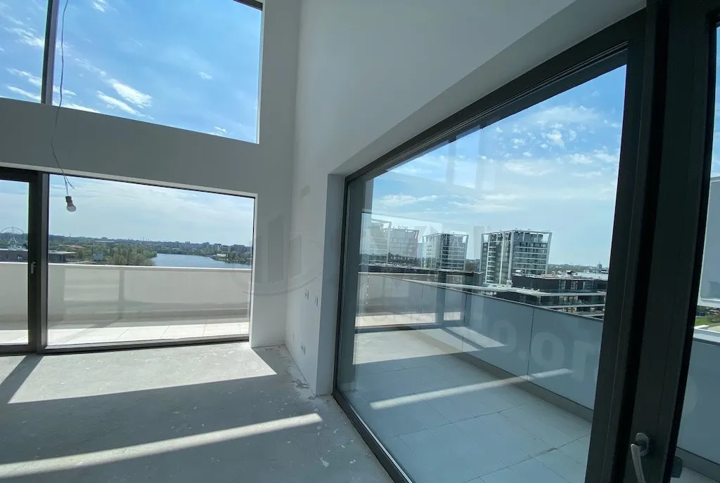 Penthouse Barbu Vacarescu vedere catre lac