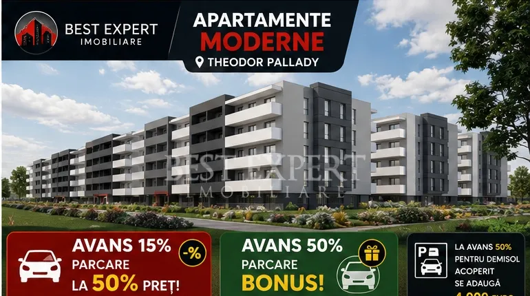 Trei camere ideal familiie reducere 50 la parcare pentru avans 15