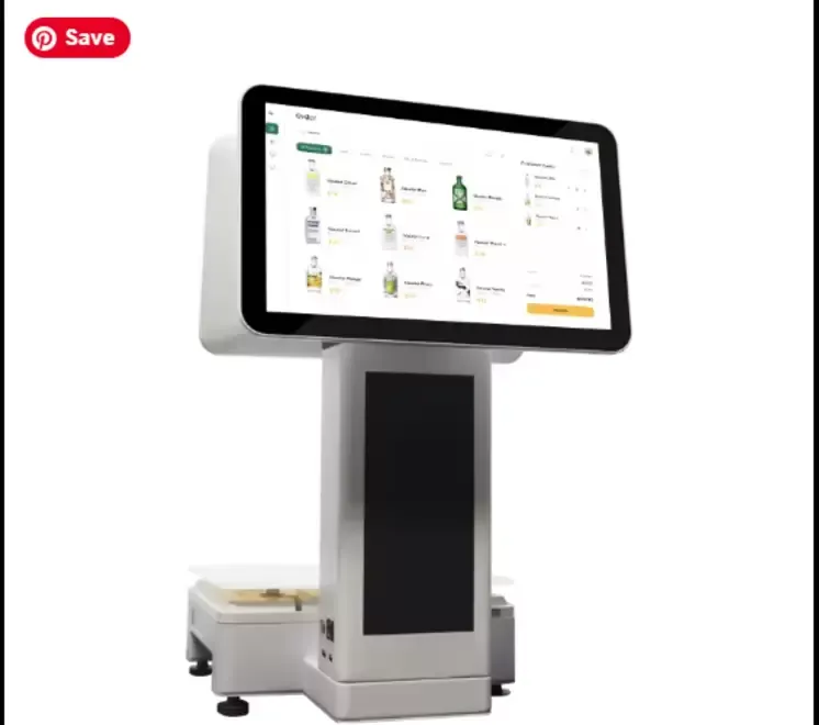 Sistem POS all-in-One cu ecran dublu de vanzare