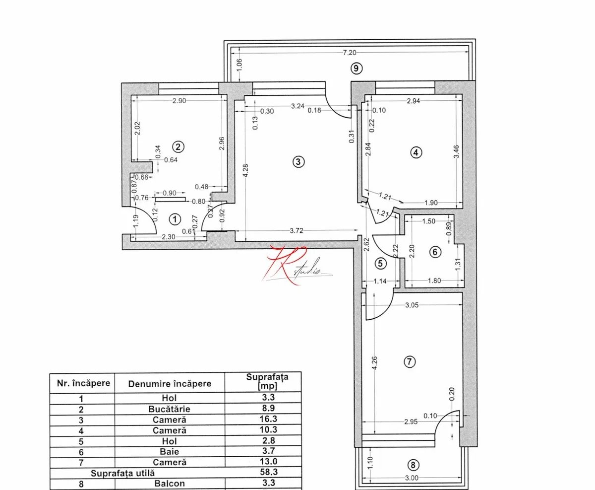 Vanzare apartament 3 camere renovate Parcul Circului
