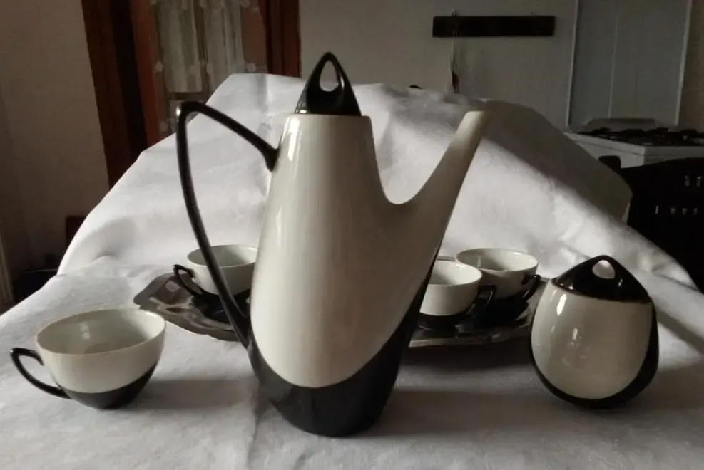 Serviciu cafea retro Pinguin