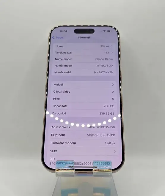 Iphone 16 Pro MEM 256GB