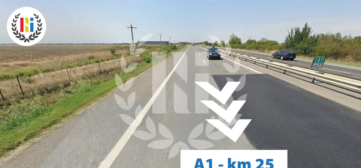 Teren industrial hale A1 Bolintin Deal Bucuresti Pitesti Km 25