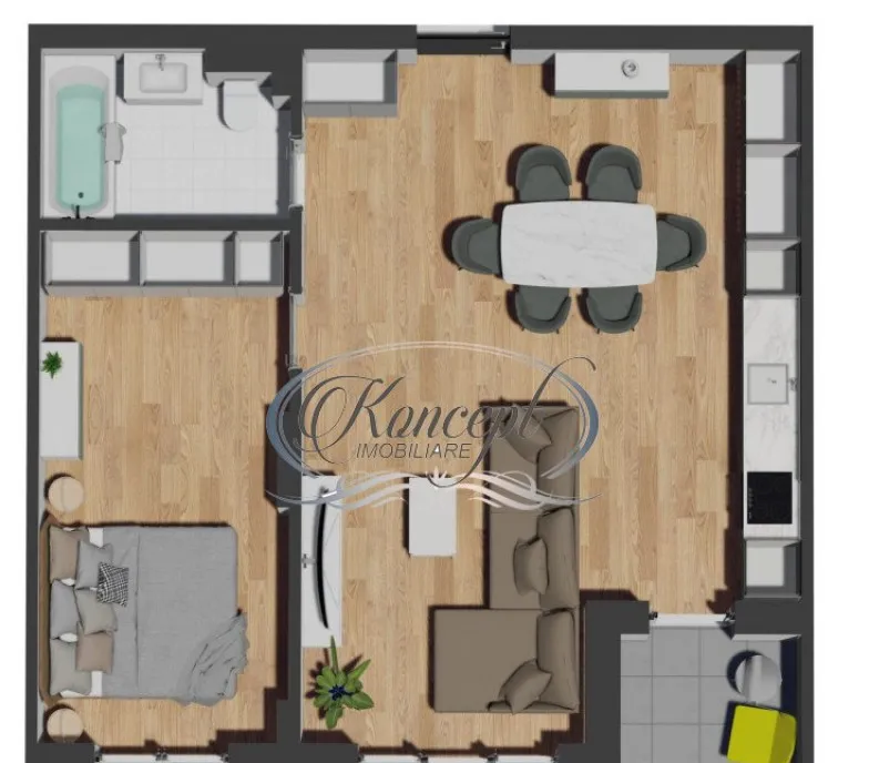 Apartament nou cu cf strada Razoare