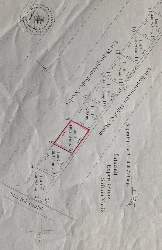 Pantelimon Rascoalei Dolj teren fara constructie cu Urbanism informativ