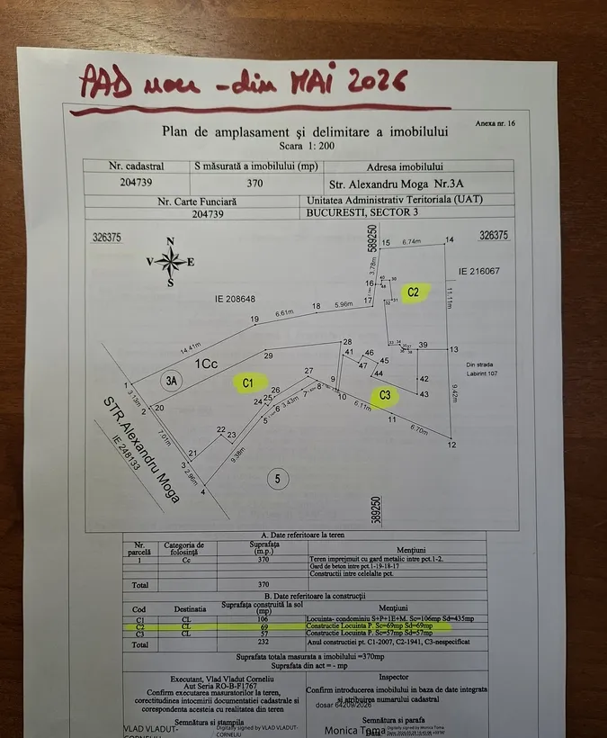 Piata Unirii Calea Calarasilor proprietar vand casa P M 4 camere