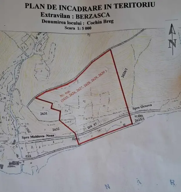 Vand teren Clisura Dunarii Berzasca