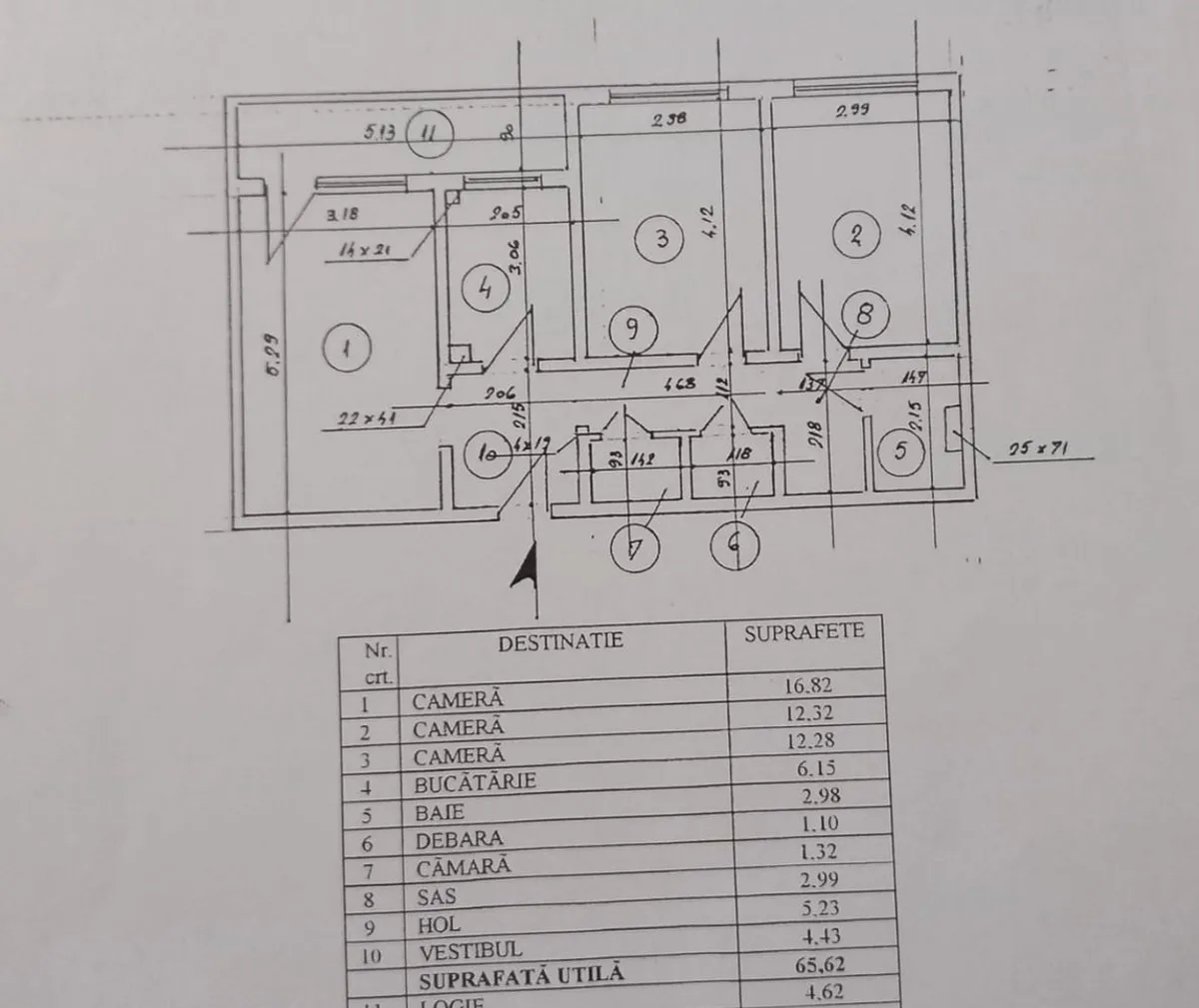 Obor apartament 3 camere