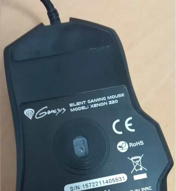 Vand Mouse Gaming Genesis Xenon 220