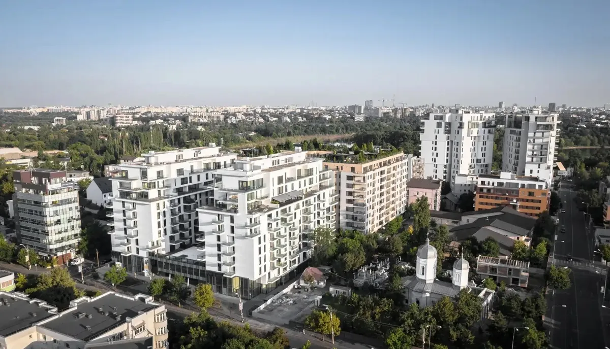 One Herastrau Plaza 2022 Aviatiei 2 camere 76 mp cu Terasa ac Centrala