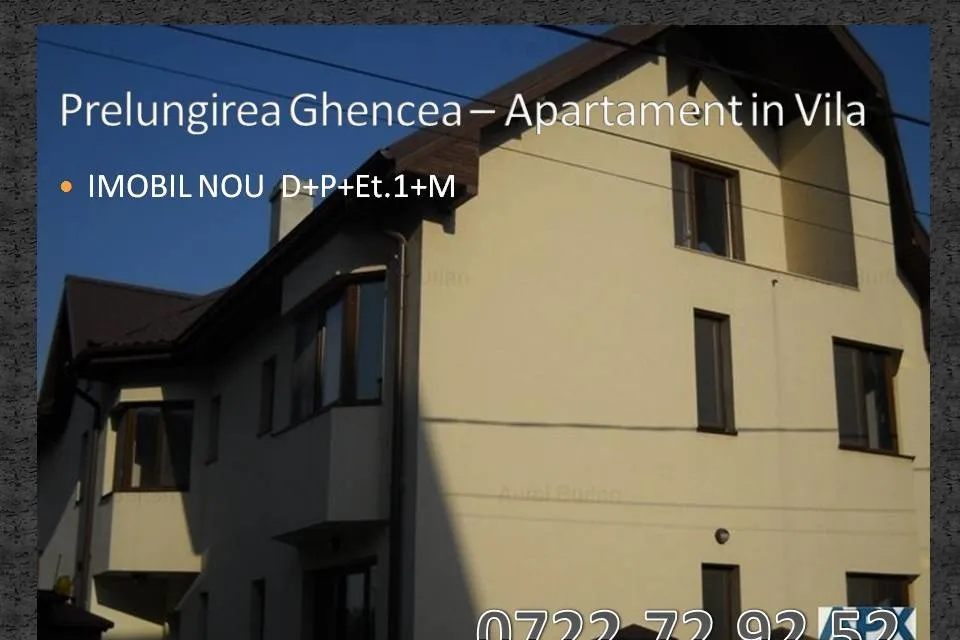 Prelungirea Ghencea Lidl apartament in vila curte 350 mp parcare
