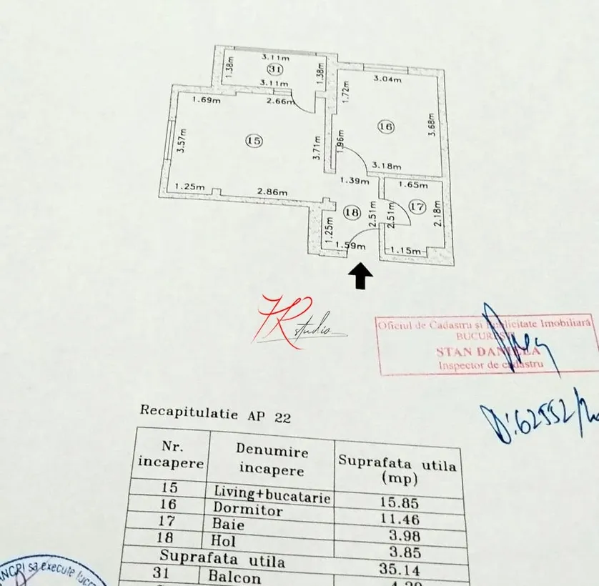 Aparatorii Patriei vanzare apartament 2 camere