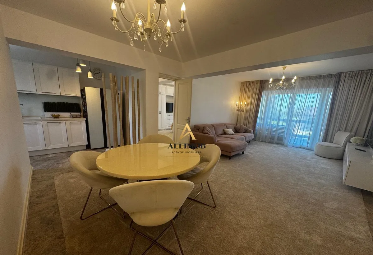 Straulesti apartament 4 camere 147 mp utili mobilat si utilat luxury
