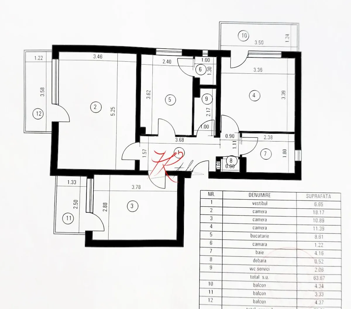 Vanzare apartament 3 camere Aviatiei