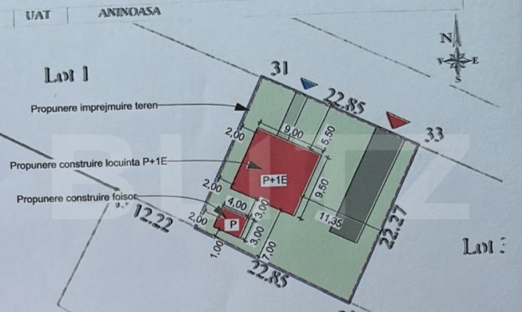 Apartament 3 camere 72 mp zona Apahida
