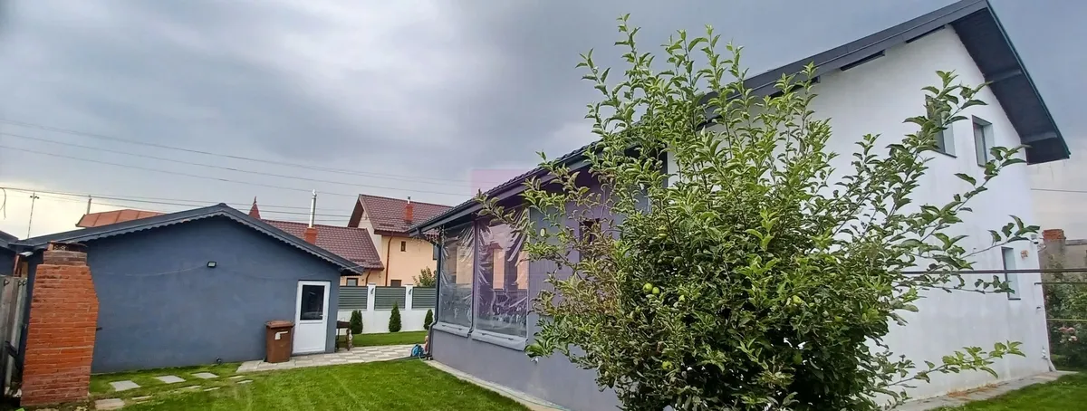 Sabareni casa P 1E 137 mp utili terasa ct pivnita garaj asfalt