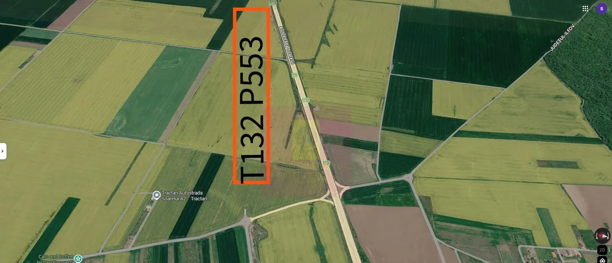 Branesti teren 13k mp langa autostrada A2