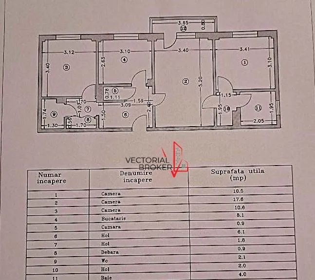 Pantelimon 3 camere semidecomandat an 1978 Biserica Capra Pantelimon