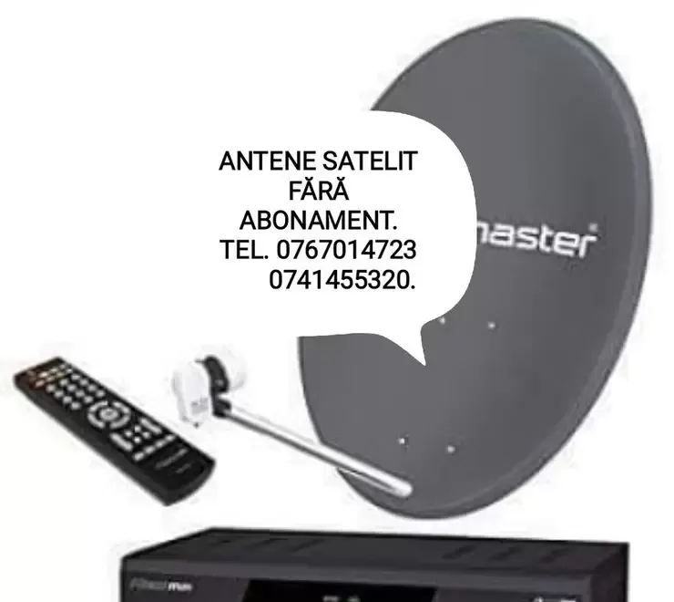 Antene satelit fara abonament