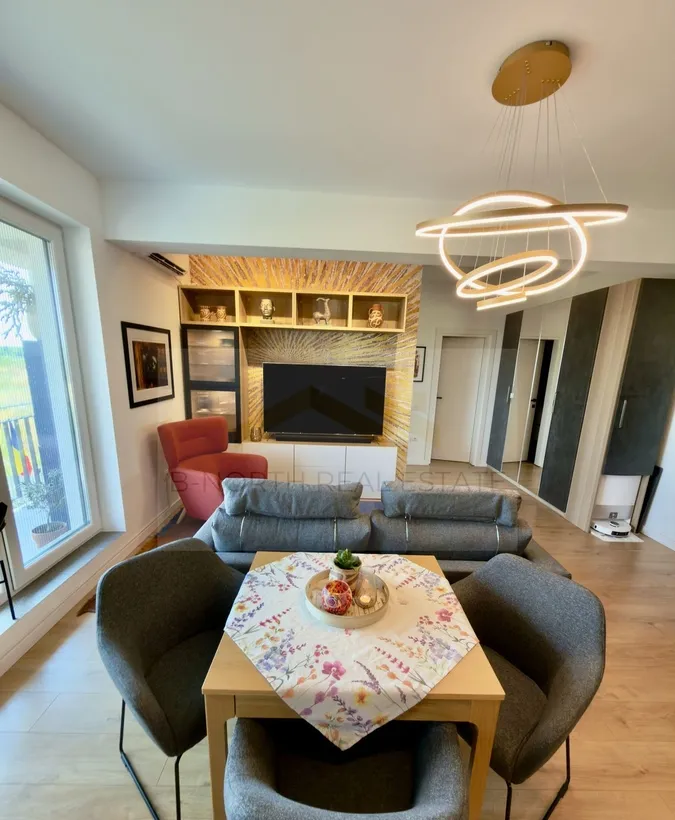 Tunari Apartament 3 camere premium Orientare sud 2 bai 2 parcari City Nord