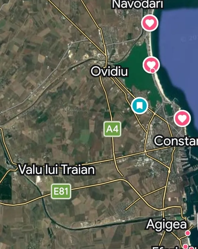 Teren 10 ha in jud Constanta zona Ovidiu