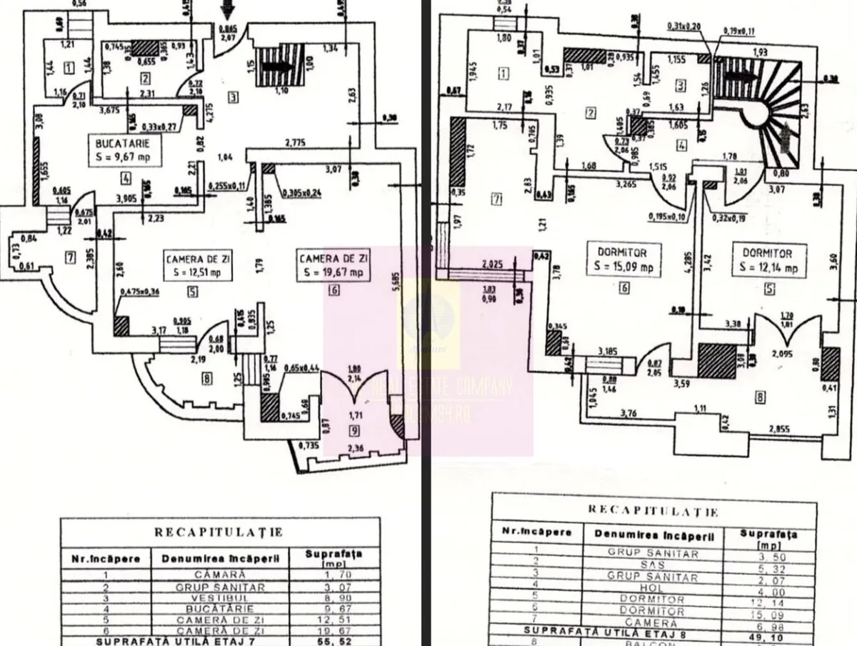 Vanzare duplex 4 camere Unirii Splai