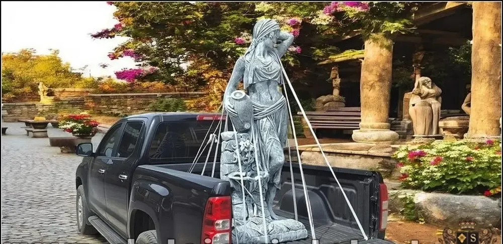 Statueta tarancuta la cismea gri model S51