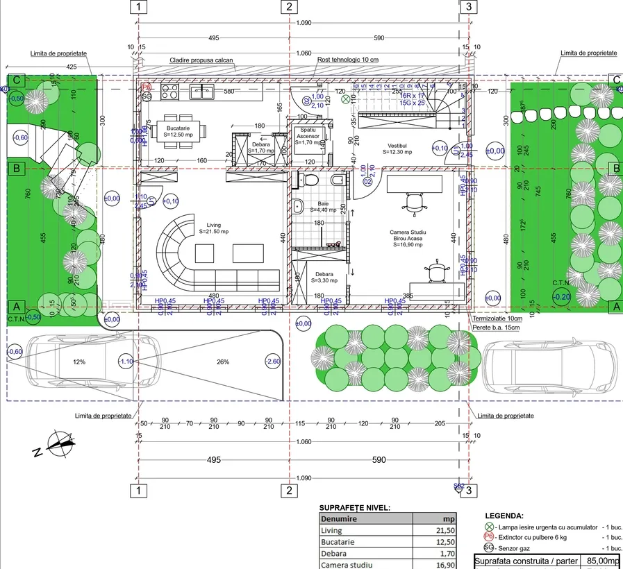Teren cu autorizatie de construire S P 1 M in apropiere de metrou