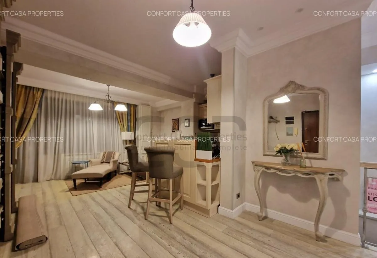 Nordului Herastrau duplex 2 camere mobilat utilat modern terasa
