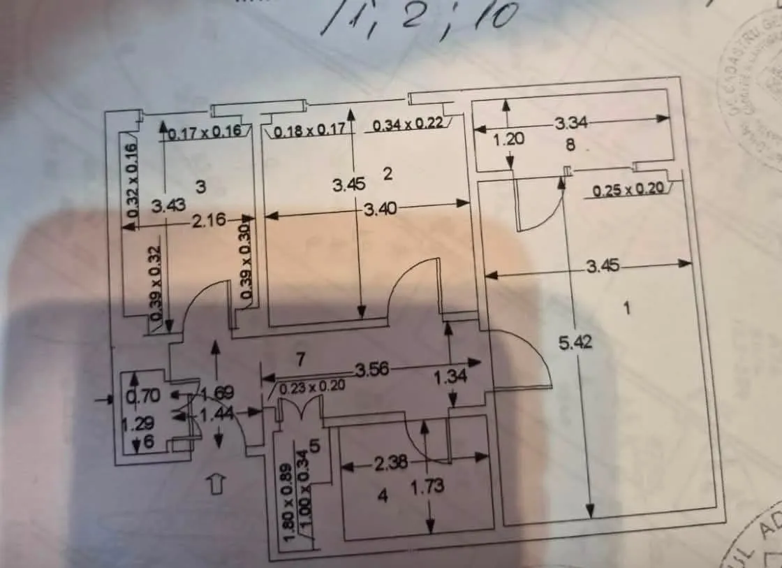 Crangasi la 10 m Apartament 2 camere 54 mp mobilat si utilat etaj 2/8