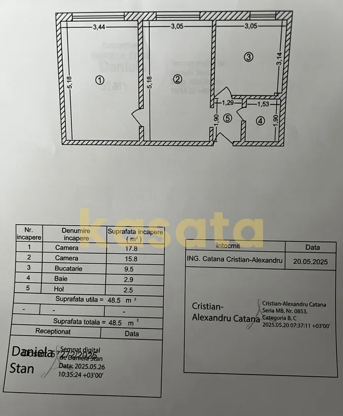 Titan Aleea Fetesti apartament 2 camere boxa la subsol