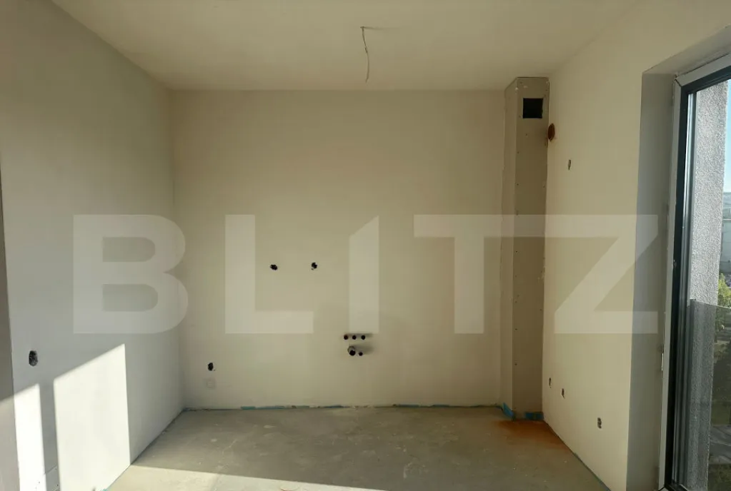 Apartament 2 camere semifinisat imobil nou zona Intre Lacu