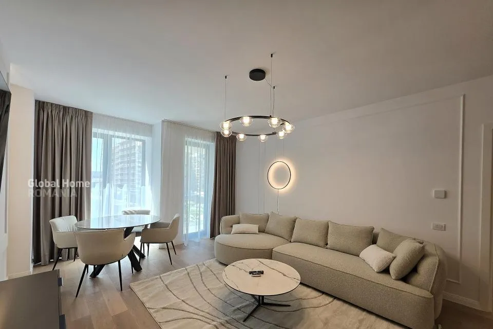 First Rent 80 Sqm 2 Rooms Apartment Parking North Avenue Pipera Plaza