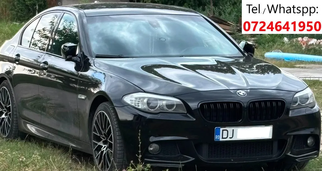 BMW 525D F10 an 2012 Euro 5 dublu clima cutie de viteza automata pachet //M 12 000 eur