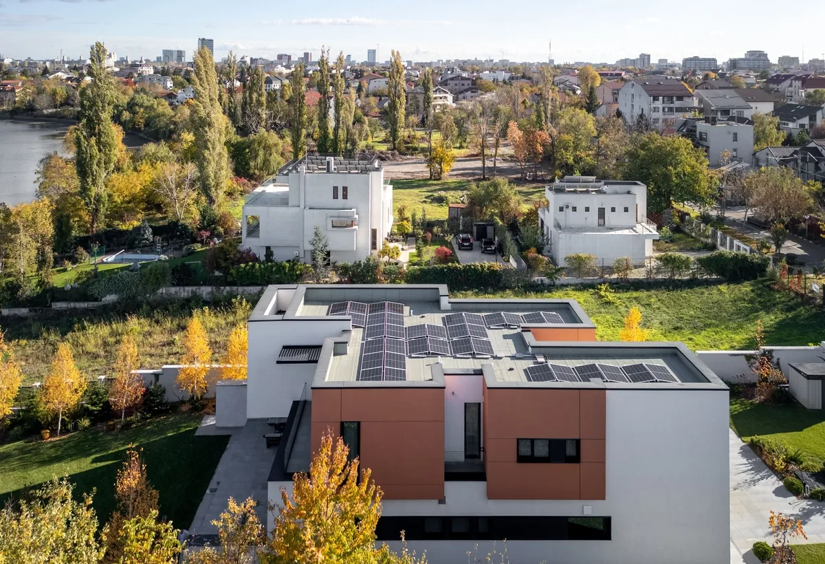 Lacul Grivita Smart Home nZEB spectaculoasa Bucuresti Sector 1 cu deschidere lac teren 2000 mp