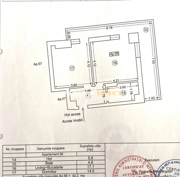Apartament 2 camere pe malul Lacului Mamaia
