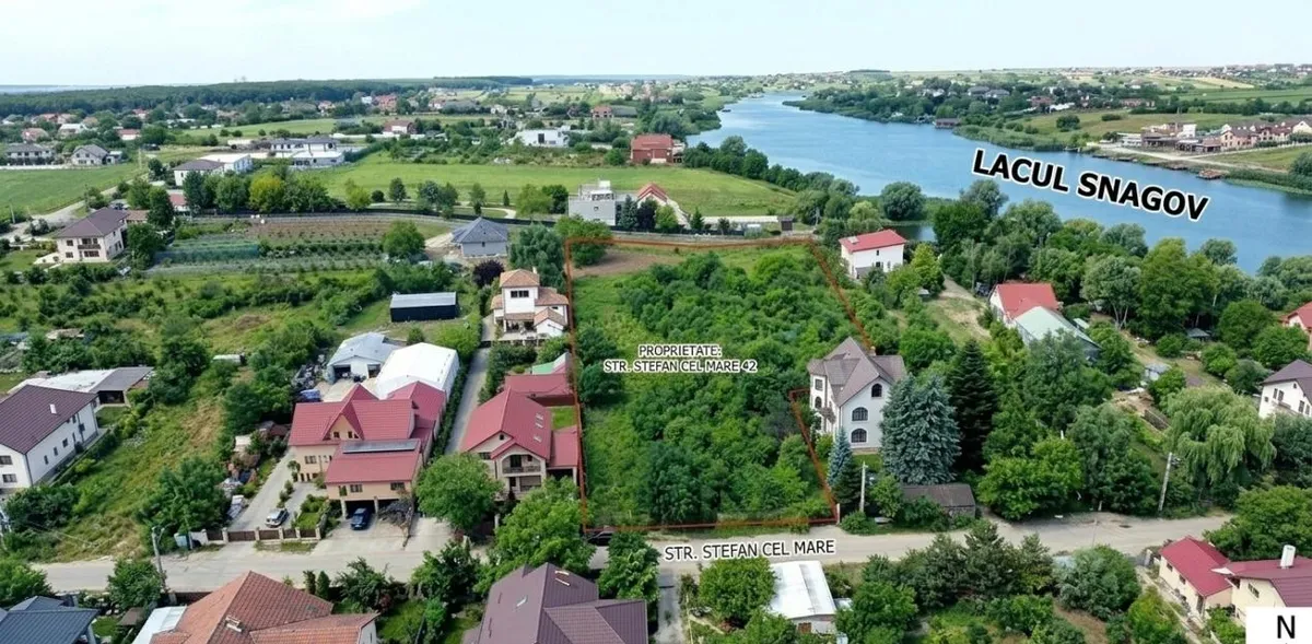 Premium Teren rezidential cu deschidere la lac in Snagov