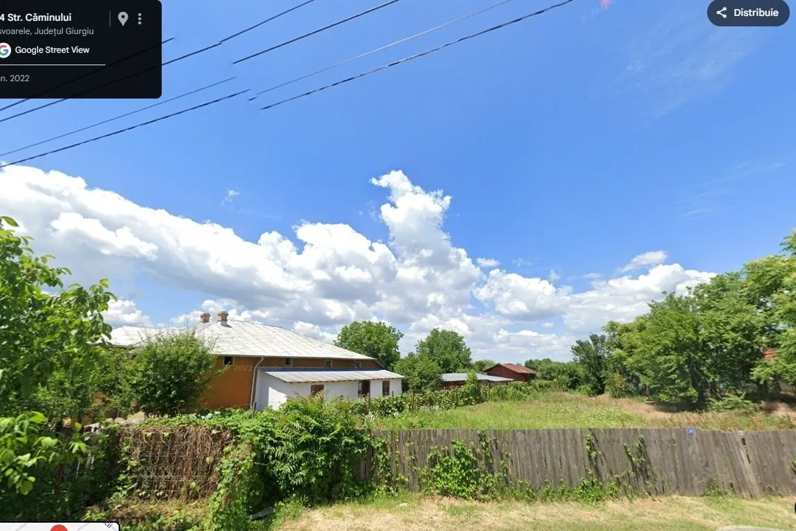 Giurgiu Vanzare Teren Intravilan 1430 mp Sat Izvoarele Hotarele Giurgiu