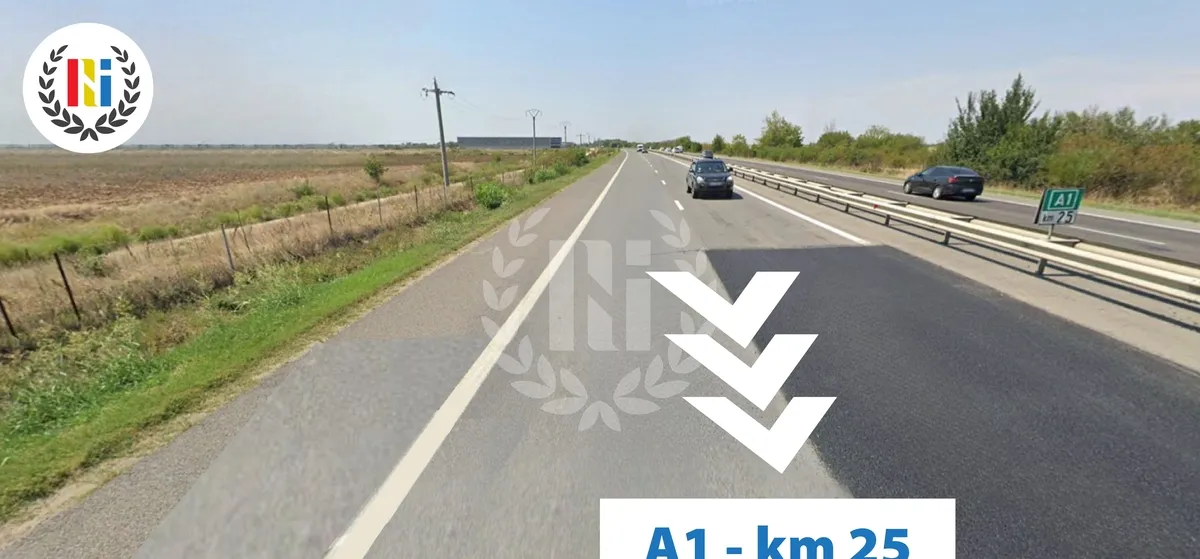 Bolintin Deal A1 Bucuresti Pitesti km 25 teren industrial hale