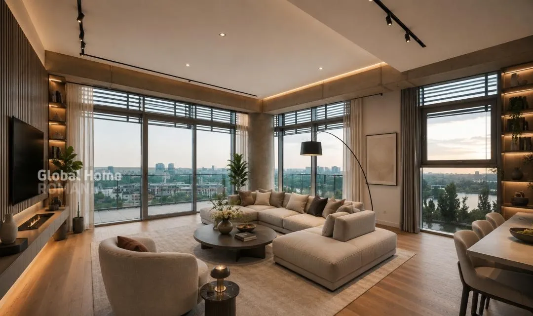 Floreasca Apartament 4 Camere up site Floreasca Vedere Lac Terasa 16 mp