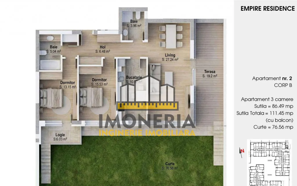 3 camere 101 mp - 0 comision - Empire Tornadei 2