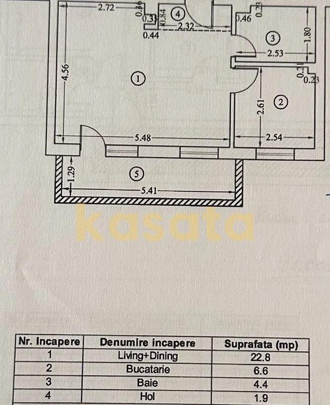 Garsoniera Avangarde totul nou parcare disponibila