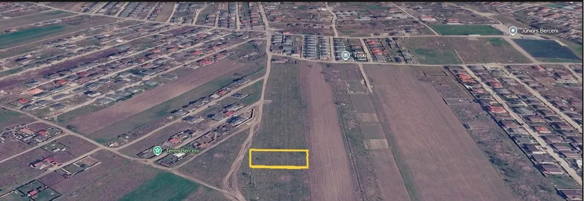 Comuna Berceni Lot teren 700 mp Intravilan deschidere 17m