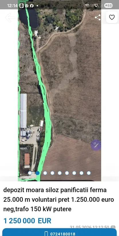 Vand teren la centura Pantelimon 25 000 mp constructii 3 500 mp hala etc
