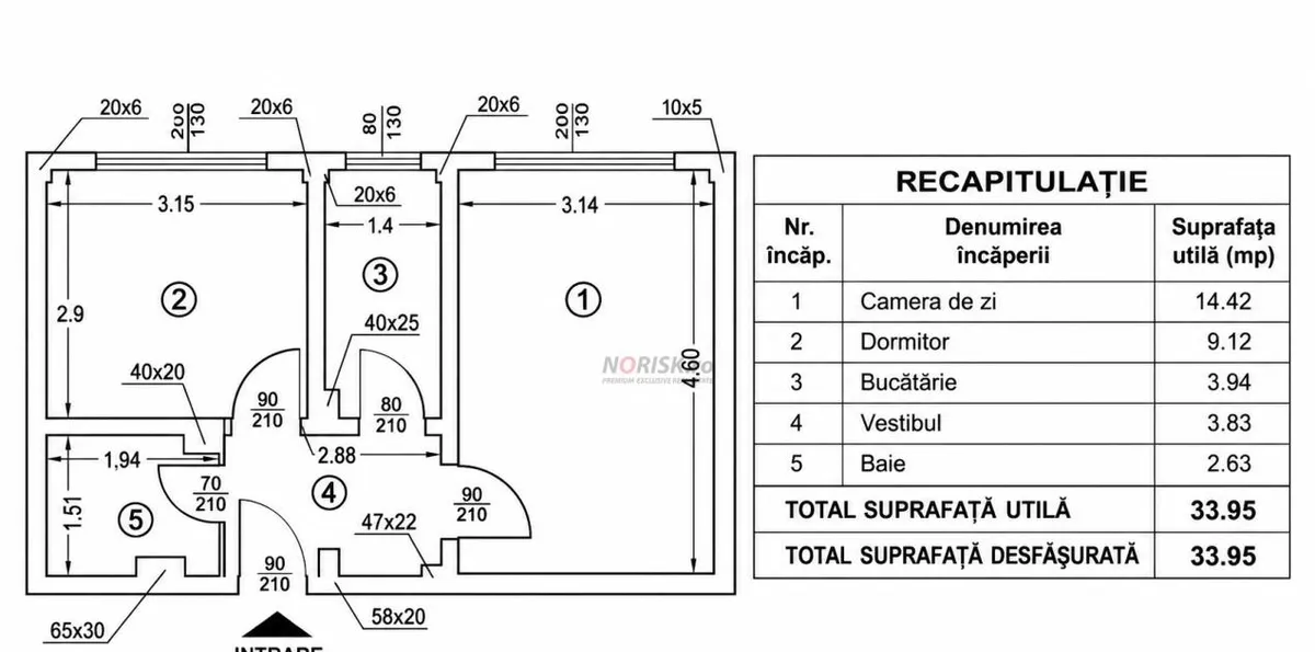 2 Camere Decomandat 34 mp Renovat Integral Pantelimon