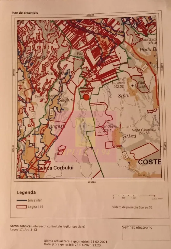 Terenuri cu potential logistic si industrial Albota Arges langa DEx