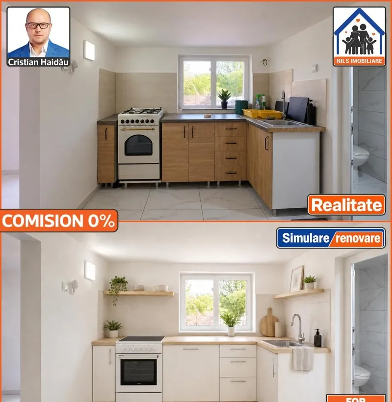 Ilfov Doua case cu teren de 1047mp la pret de apartament Stefanesti if