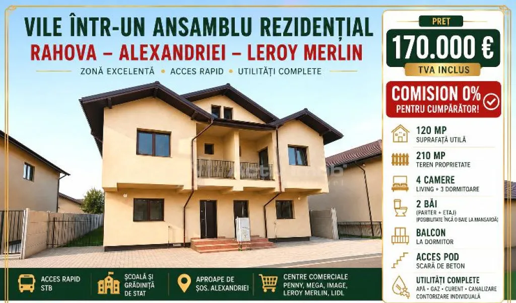 Casa Vila Rahova Alexandriei Leroy Merlin 170000E